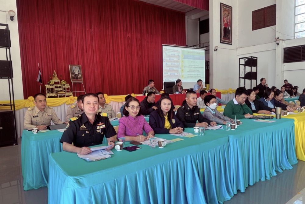 “ ร่วมประชุมคณะทำงานร่วมแก้ไขปัญหายาเสพติดในพื้นที่อำเภอโพนสวรรค์ จังหวัดนครพนม เพื่อทำให้ประชาชนมีความสุข ประจำปีงบประมาณ 2568“